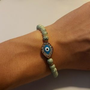 Grecian Evil Eye bracelet EUC
